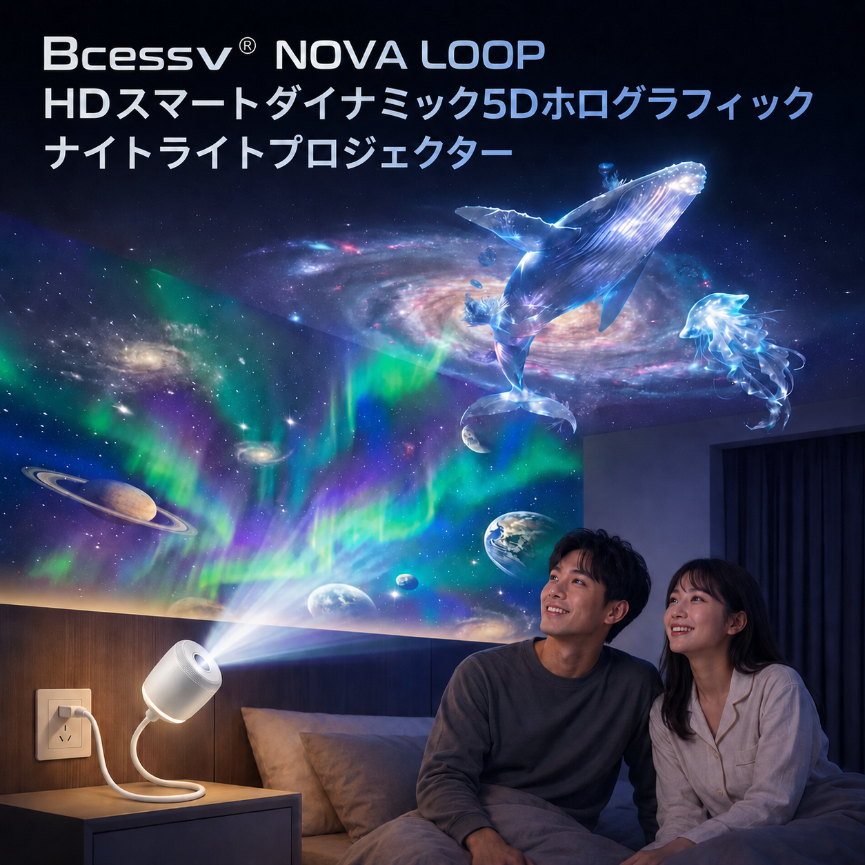 𝑩𝗰𝙚𝐬𝒔𝙫® 星空プロジェクターライト