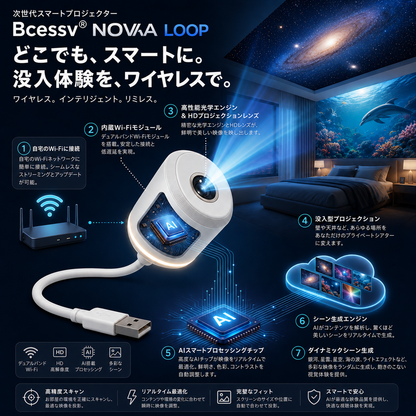𝑩𝗰𝙚𝐬𝒔𝙫® 星空プロジェクターライト