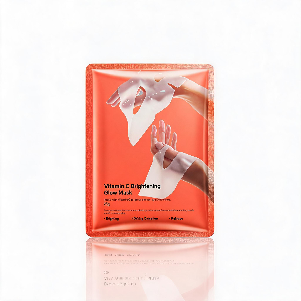Mascarilla iluminadora con vitamina C para una piel radiante