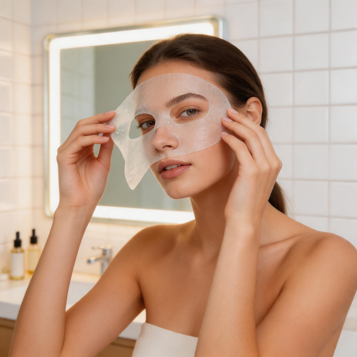 Mascarilla purificante con aceite de árbol de té