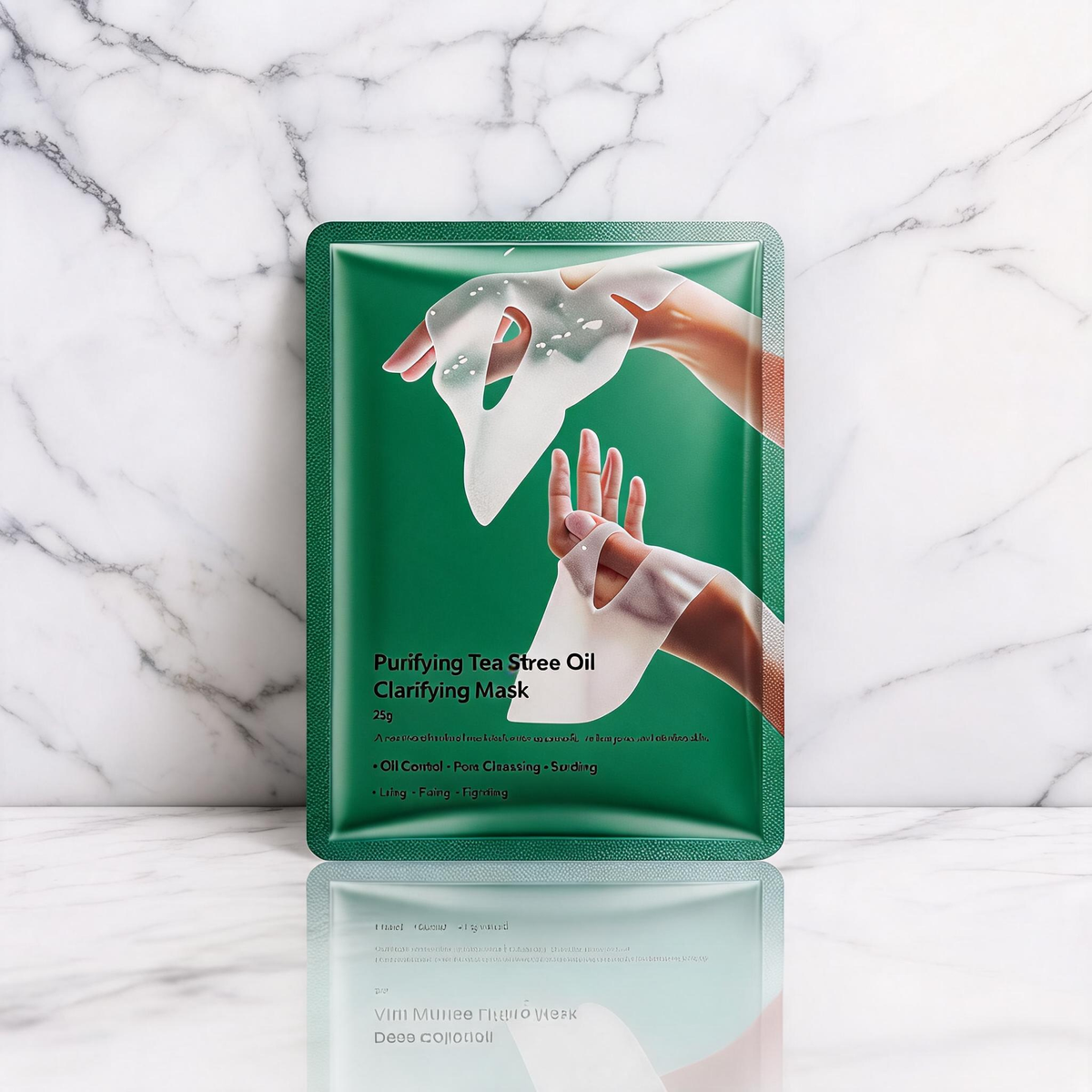 Mascarilla purificante con aceite de árbol de té