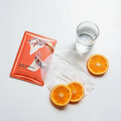 Mascarilla iluminadora con vitamina C para una piel radiante